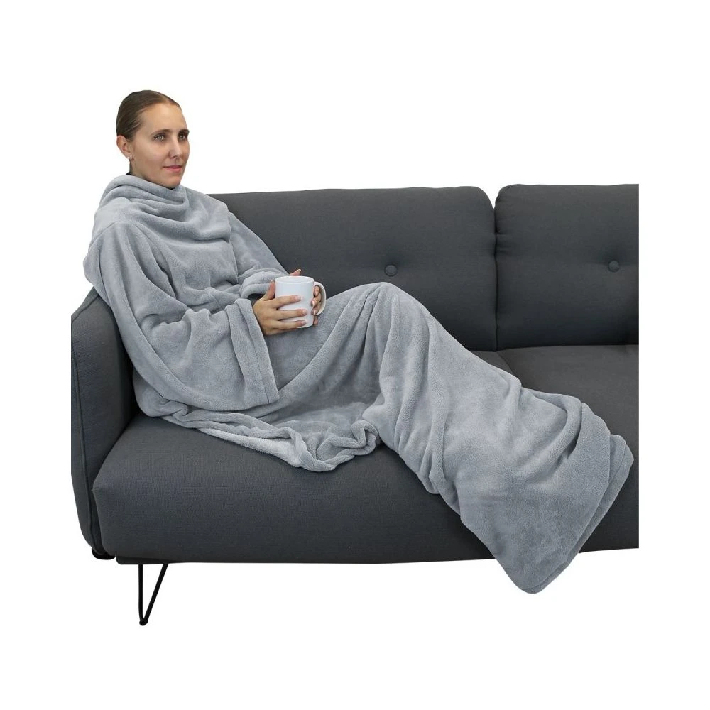 VIVEZEN Couverture Polaire Plaid Intégral Avec Manches Et Poche - Enfant Ou A... 3 VIVEZEN Couverture Polaire Plaid Intégral Avec Manches Et Poche - Enfant Ou A...