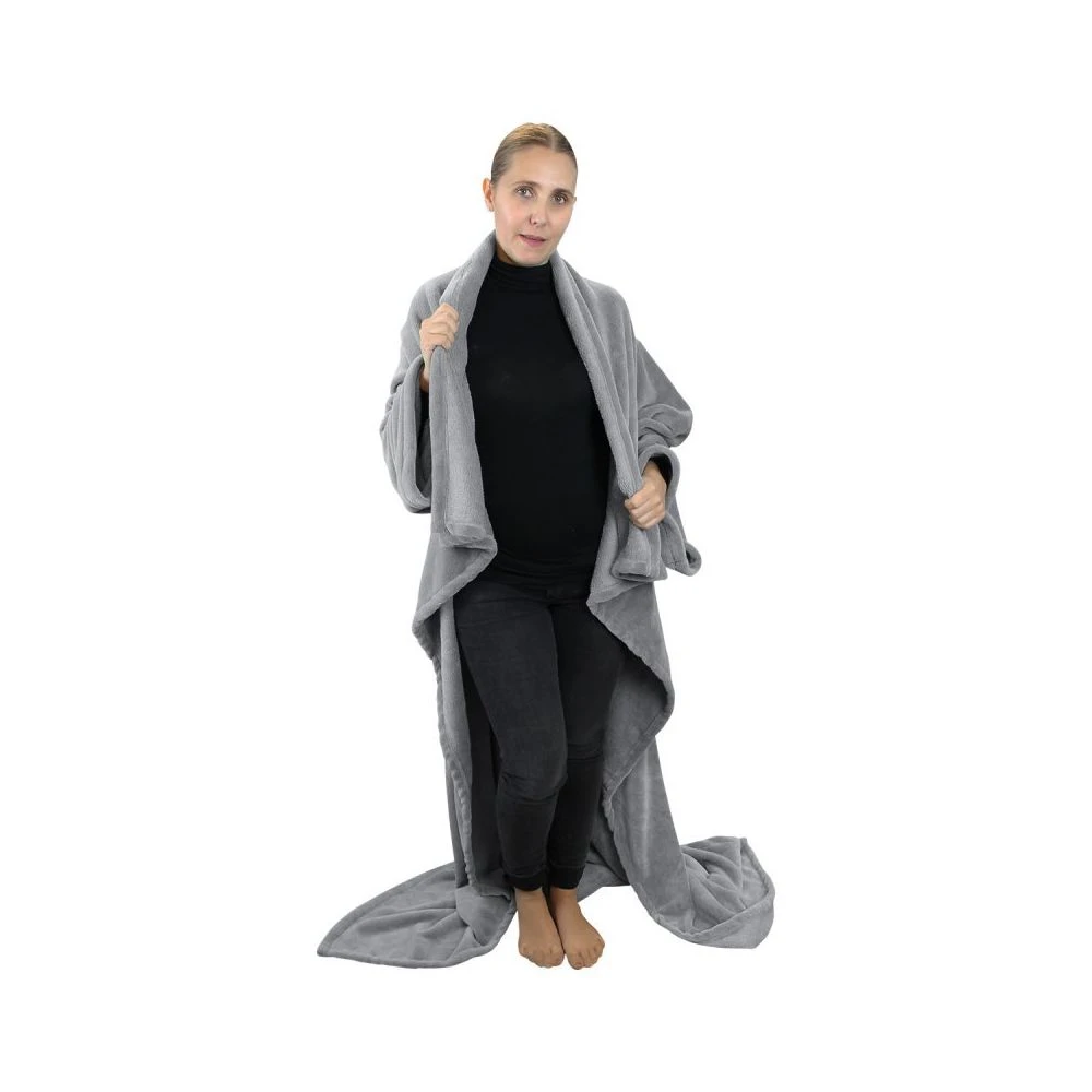 VIVEZEN Couverture Polaire Plaid Intégral Avec Manches Et Poche - Enfant Ou A... 6 VIVEZEN Couverture Polaire Plaid Intégral Avec Manches Et Poche - Enfant Ou A... – Image 4