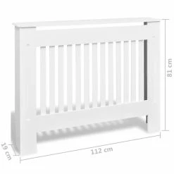 VidaXL Cache-radiateurs 2 Pcs Blanc MDF 112 Cm -Taurus Alpatec Boutique 8718475797821 g en hd 2