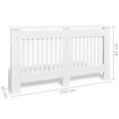 VidaXL Cache-radiateurs 2 Pcs Blanc MDF 152 Cm -Taurus Alpatec Boutique 8718475797838 g en hd 2