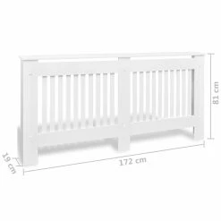 VidaXL Cache-radiateurs 2 Pcs Blanc MDF 172 Cm -Taurus Alpatec Boutique 8718475797845 g en hd 2