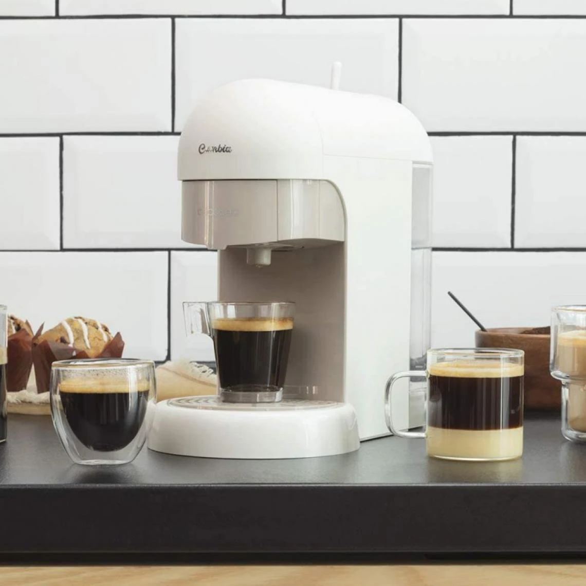 Cecotec, Cafetière à Dosettes Et Café Moulu, Cumbia Capricciosa Whi... 4 Cecotec, Cafetière à Dosettes Et Café Moulu, Cumbia Capricciosa Whi... – Image 2