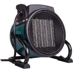 Vendos85 Chauffage électrique 2000W Vert Noir