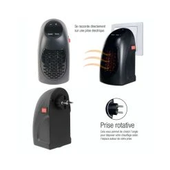 Marque Generique Chauffage Soufflant Miniature Direct Secteur - 400W