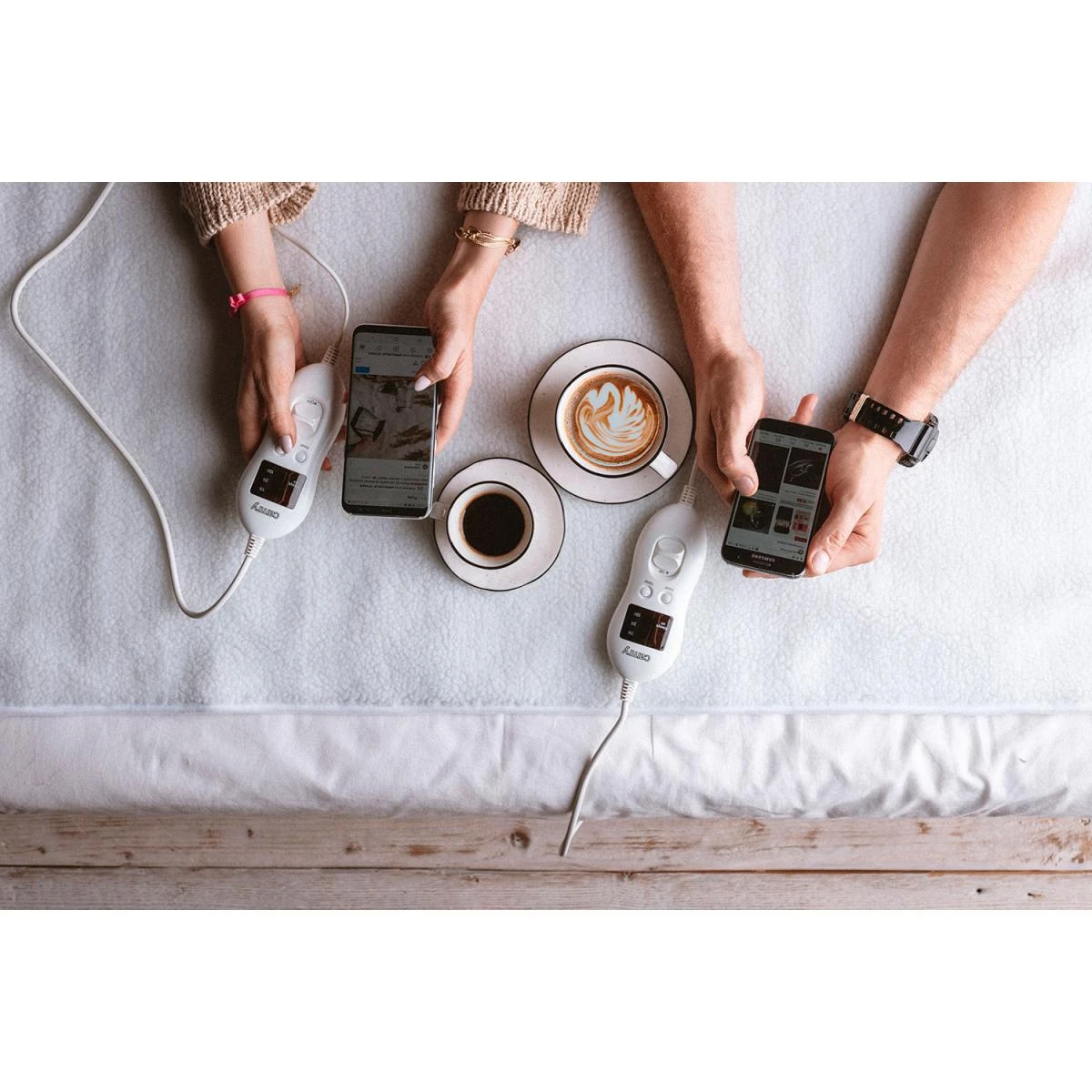 Camry Chauffe-lit électrique 160x180cm 8 Température Minuteur Lavable 170W... 7 Camry Chauffe-lit électrique 160x180cm 8 Température Minuteur Lavable 170W... – Image 5