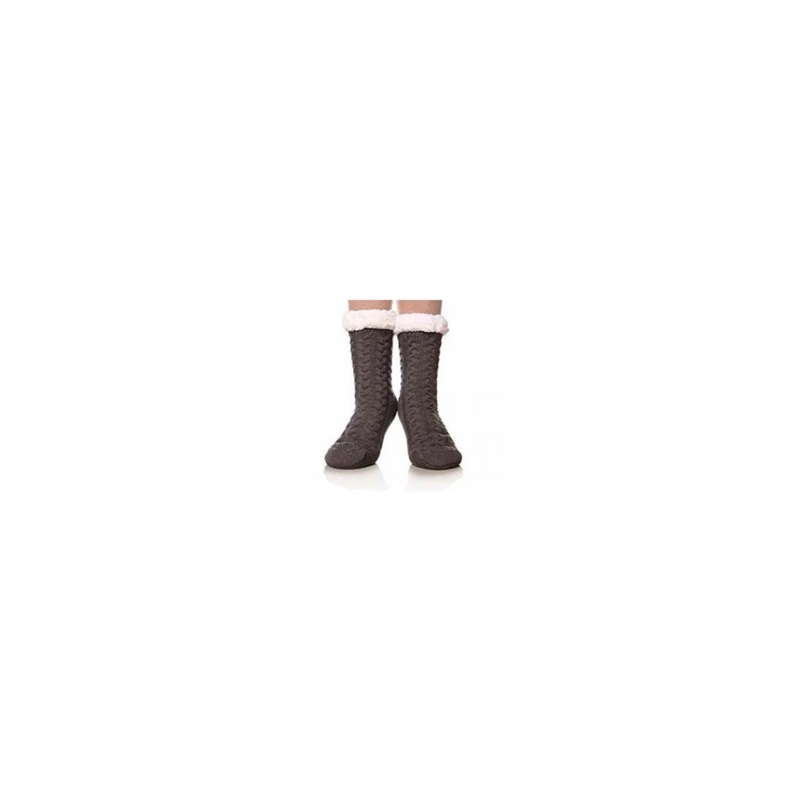 Venteo Chaussette / Chausson - Chaude Et Douce - Noir - Adulte 3 Venteo Chaussette / Chausson - Chaude Et Douce - Noir - Adulte