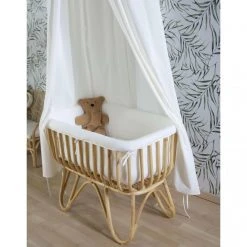 CHILDHOME Housse De Berceau Blanc Cassé Rectangulaire -Taurus Alpatec Boutique childhome housse de berceau blanc casse rectangulaire 10415600 26940556 1140x1140