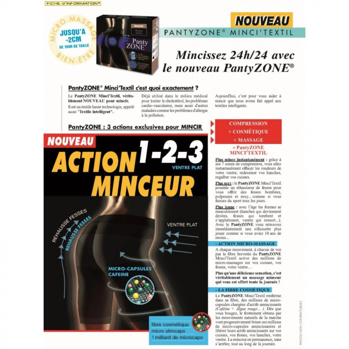 Ineldea MinciTextil Textile Intelligent Minceur Panty - PantyZone (Beige - XXL... 4 Ineldea MinciTextil Textile Intelligent Minceur Panty - PantyZone (Beige - XXL... – Image 2