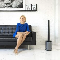 Cecotec Purificateur D'air 3 In 1 Vision 80º LED WIFI 2000W Gris Noir