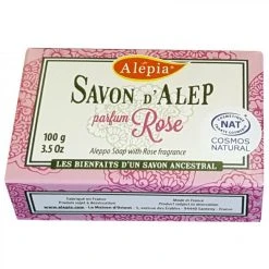 Alepia Savon D'Alep Prestige Naturel à La Rose