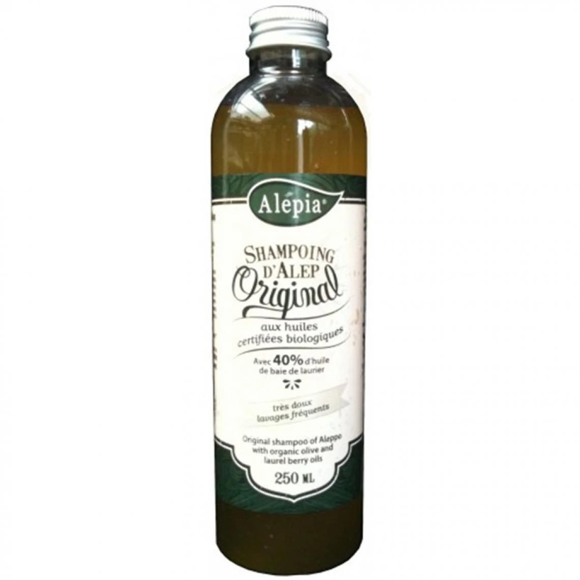 Alepia Shampoing D'Alep BIO No-poo Original 40% Huile De Baie De Laurier 3 Alepia Shampoing D'Alep BIO No-poo Original 40% Huile De Baie De Laurier