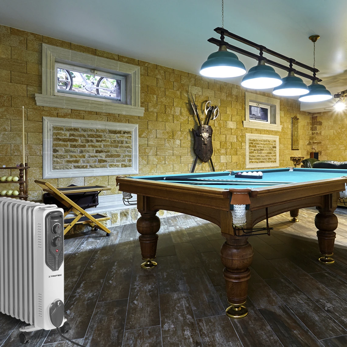 TROTEC Radiateur Bain D'huile TRH 21 E, Chauffage Mobile Portatif Chau... 7 TROTEC Radiateur Bain D'huile TRH 21 E, Chauffage Mobile Portatif Chau... – Image 5