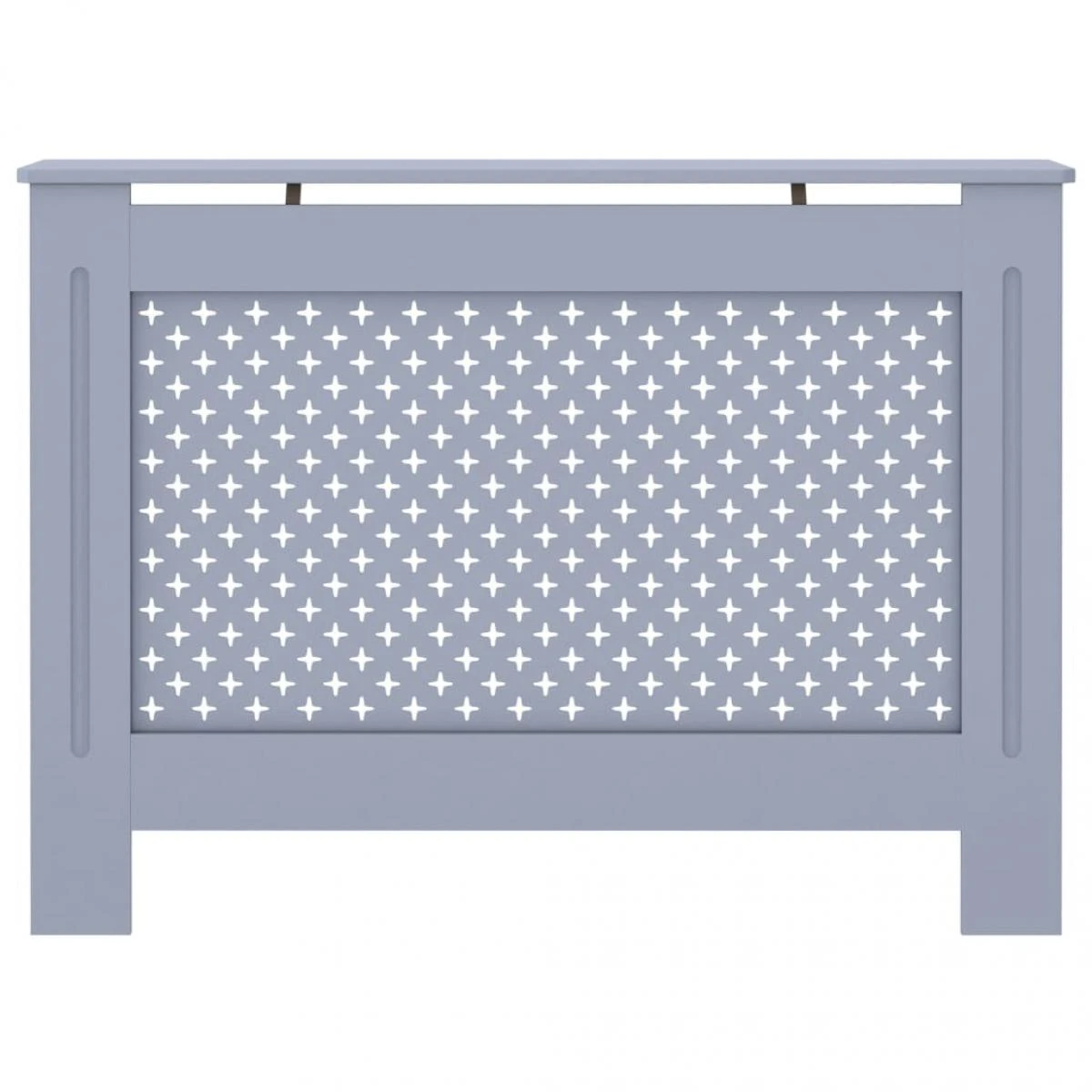 VidaXL Cache-radiateur Anthracite 112x19x81 Cm MDF 5 VidaXL Cache-radiateur Anthracite 112x19x81 Cm MDF – Image 3