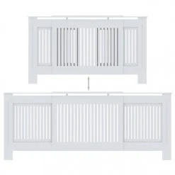 VidaXL Cache-radiateur MDF Blanc 205 Cm 11 VidaXL Cache-radiateur MDF Blanc 205 Cm -Taurus Alpatec Boutique vidaxl cache radiateur mdf blanc 205 cm 9952714 25632138 1140x1140