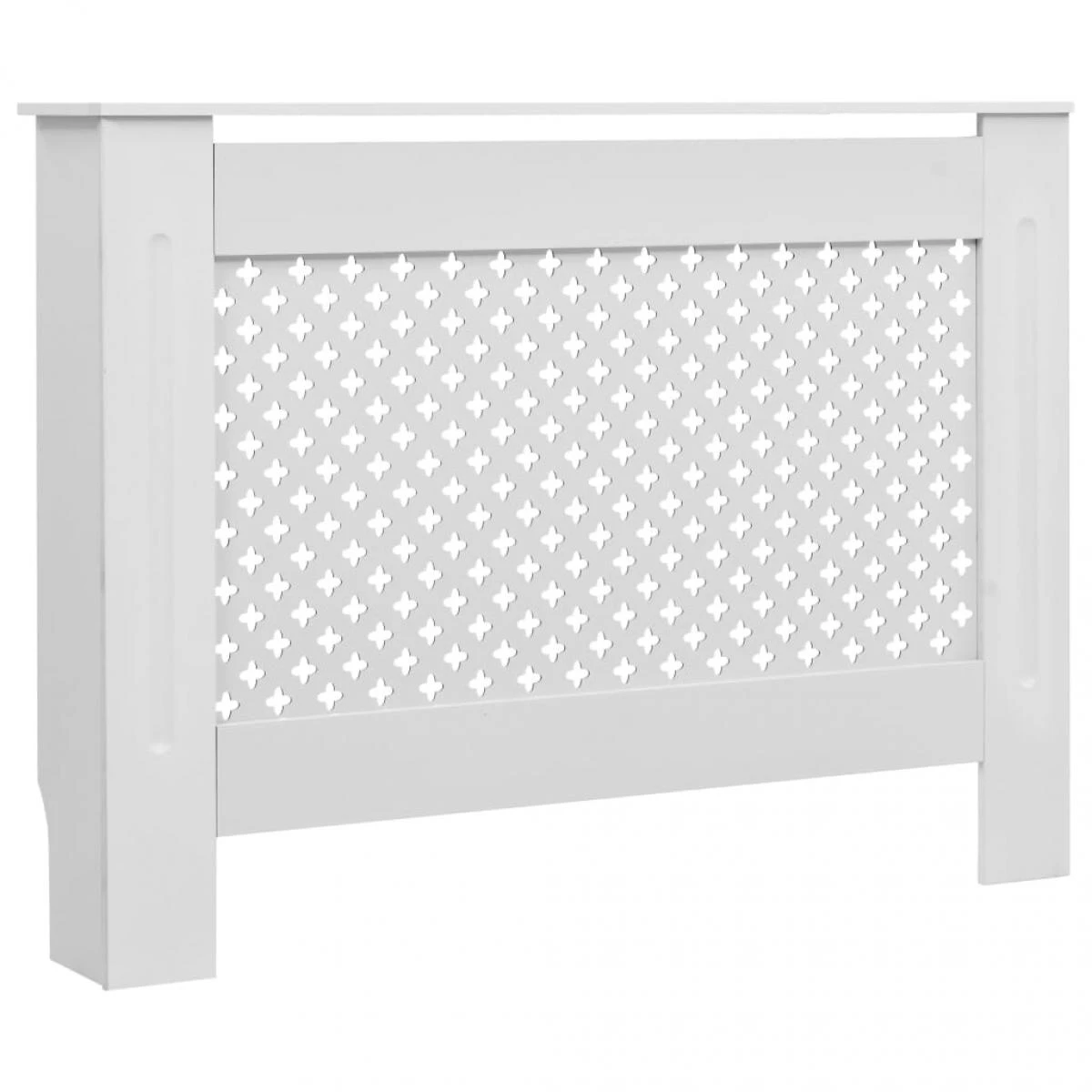 VidaXL Cache-radiateurs 2 Pcs Blanc 112x19x81,5 Cm MDF 5 VidaXL Cache-radiateurs 2 Pcs Blanc 112x19x81,5 Cm MDF – Image 3