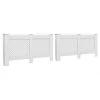 VidaXL Cache-radiateurs 2 Pcs Blanc 152x19x81,5 Cm MDF -Taurus Alpatec Boutique vidaxl cache radiateurs 2 pcs blanc 152x19x815 cm mdf 7871403 19908661 1200x1200