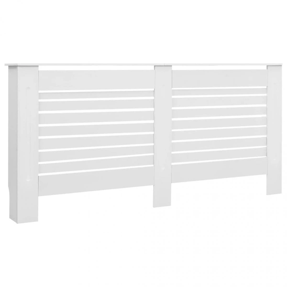 VidaXL Cache-radiateurs 2 Pcs Blanc 172x19x81,5 Cm MDF 5 VidaXL Cache-radiateurs 2 Pcs Blanc 172x19x81,5 Cm MDF – Image 3
